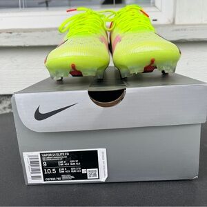 Nike Vapor 14 Elite FG - Neon Yellow, black and bright crimson